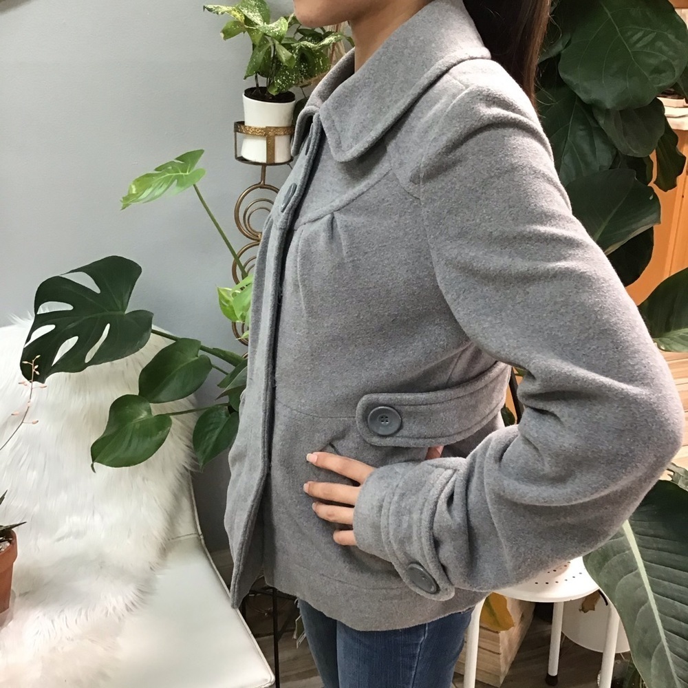 Girls gray winter coat - Picture 8 of 8